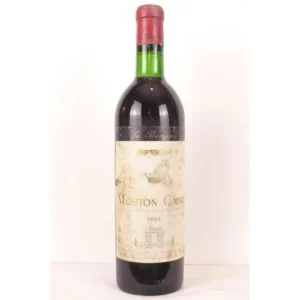bordeaux mouton-cadet baron philippe de rothschild rouge 1969 - bordeaux