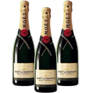 champagne-moet-chandon-imperial-brut-75-cl-x3 Lot de 3 Champagnes Moët & Chandon Imperial Brut - 75 cl
