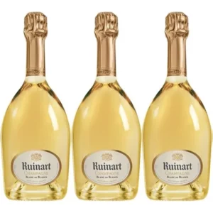 Lot 3 Champagnes Ruinart Blanc de Blancs 75cl
